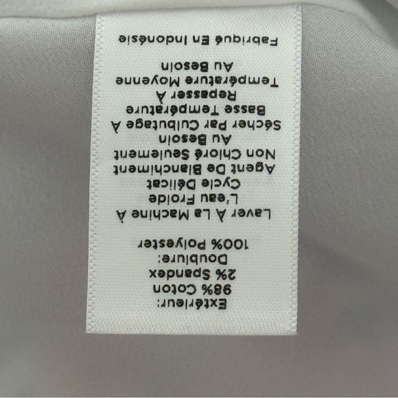 Cotton Talbots Mosaic Floral Blue and White Sleeveless Dress Size 8 Petite - Picture 11 of 12